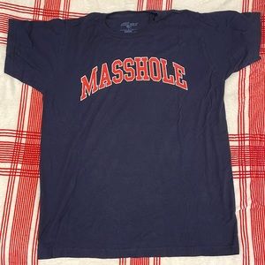 Medium Navy Masshole T-Shirt